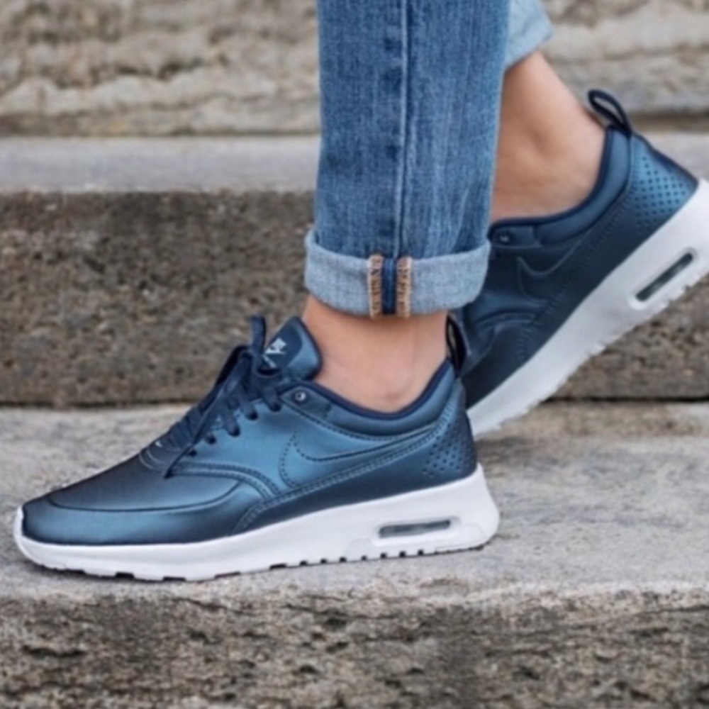 Nike Air Max Thea Special Edition Metallic Blue Sneakers